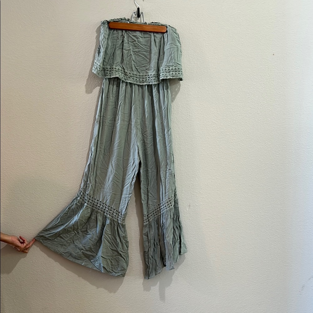 Seagram green jumpsuit